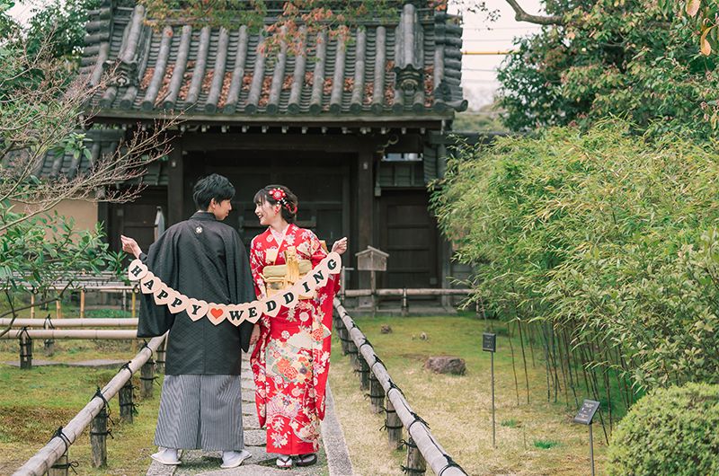 京都の庭園でゆったり贅沢一日撮影プラン